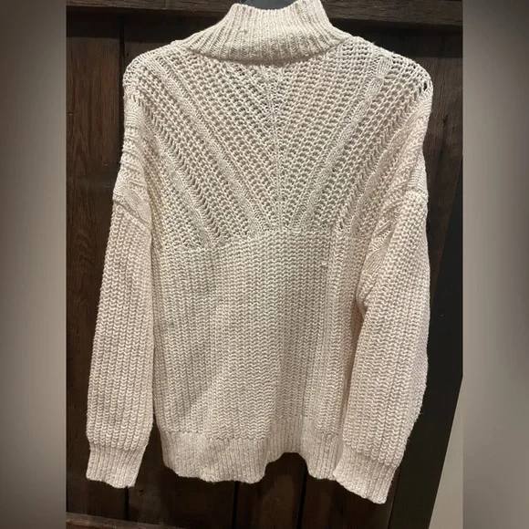 Aerie button mock sweater - Picture 3 of 4